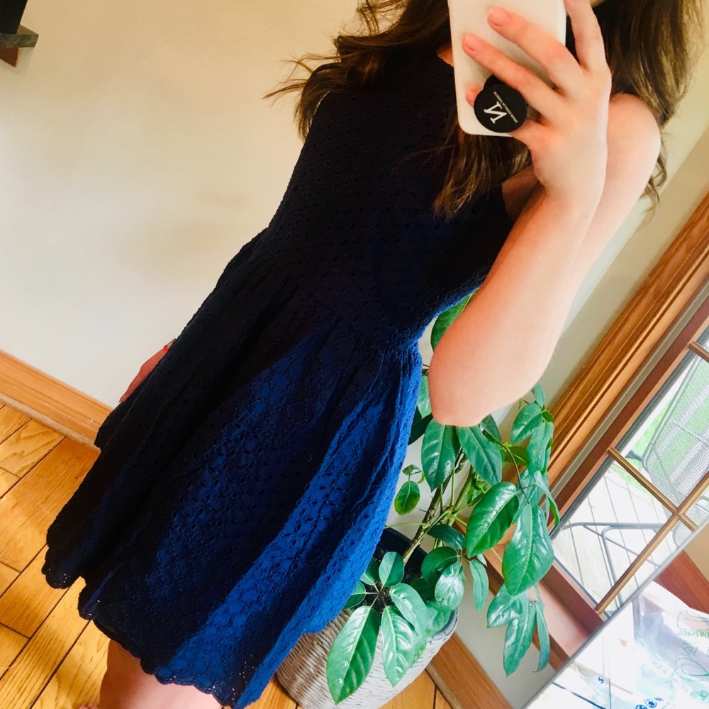 Mixed Eyelet Dress - Picture 3 of 4